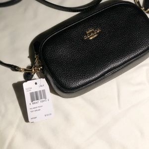 Brand new Black coach mini purse